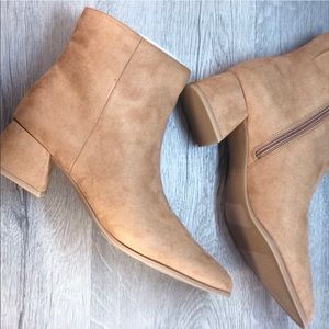 a new day Tan Ankle Boots, NWT/NIB